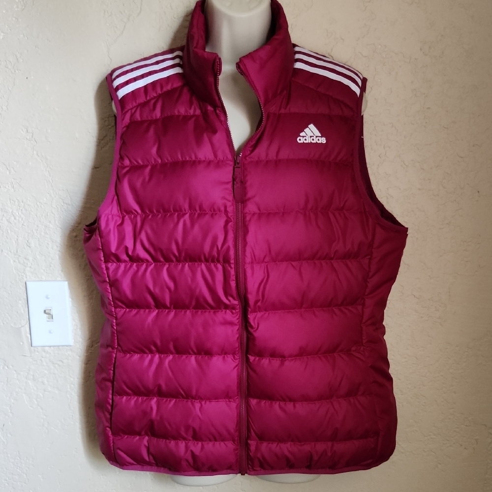 Adidas Pink Puffer Vest